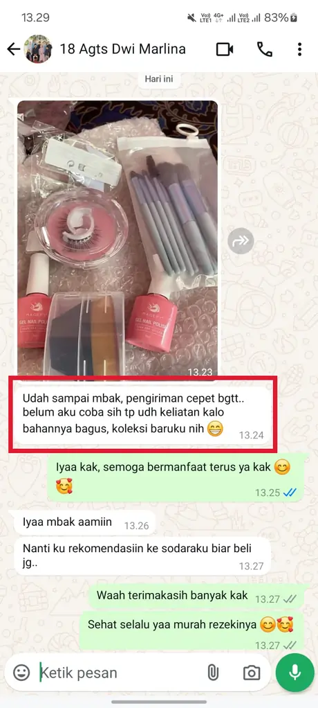 Testimoni Bulu Mata Be Beauty Kak Marlina